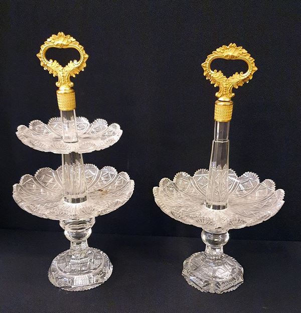 Due fruttiere, inizi sec. XIX                                                - Asta Gioielli, Argenti, Arredi, Oggetti d'arte e Dipinti - Poggio Bracciolini Casa d'Aste