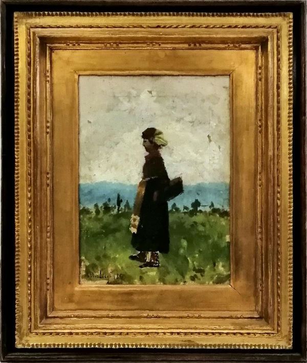 Scuola italiana, sec. XIX                                                               - Asta Gioielli, Argenti, Arredi, Oggetti d'arte e Dipinti - Poggio Bracciolini Casa d'Aste