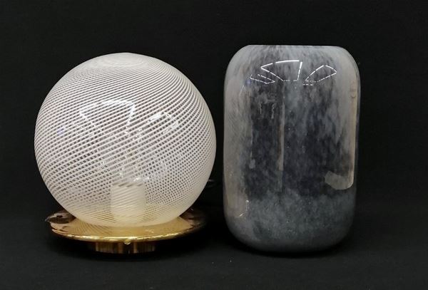 Vaso e lume da tavolo, manifattura Nason&nbsp;&nbsp;&nbsp;&nbsp;&nbsp;&nbsp;&nbsp;&nbsp;&nbsp;&nbsp;&nbsp;&nbsp;&nbsp;&nbsp;&nbsp;&nbsp;&nbsp;&nbsp;&nbsp;&nbsp;&nbsp;&nbsp;&nbsp;&nbsp;&nbsp;&nbsp;&nbsp;&nbsp;&nbsp;&nbsp;&nbsp;&nbsp;&nbsp;&nbsp;