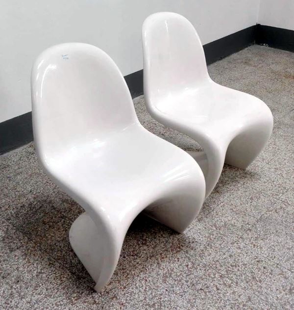 Coppia di sedie, anni 70                                                  