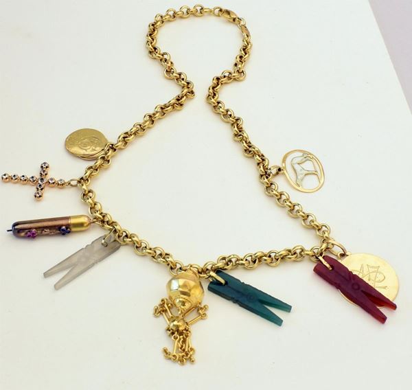 COLLANA GIROCOLLO IN ORO KT 18 CON CHARMS IN&nbsp;&nbsp;&nbsp;&nbsp;&nbsp;&nbsp;&nbsp;&nbsp;&nbsp;&nbsp;&nbsp;&nbsp;&nbsp;&nbsp;&nbsp;&nbsp;&nbsp;&nbsp;&nbsp;&nbsp;&nbsp;&nbsp;&nbsp;&nbsp;&nbsp;&nbsp;&nbsp;&nbsp;&nbsp;&nbsp;