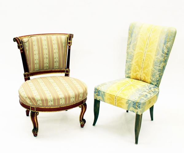 Due poltroncine, sec. XIX e sec. XX&nbsp;&nbsp;&nbsp;&nbsp;&nbsp;&nbsp;&nbsp;&nbsp;&nbsp;&nbsp;&nbsp;&nbsp;&nbsp;&nbsp;&nbsp;&nbsp;&nbsp;&nbsp;&nbsp;&nbsp;&nbsp;&nbsp;&nbsp;&nbsp;&nbsp;&nbsp;&nbsp;&nbsp;&nbsp;&nbsp;&nbsp;&nbsp;&nbsp;&nbsp;&nbsp;&nbsp;&nbsp;&nbsp;&nbsp;