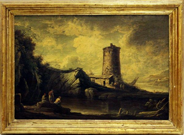 Scuola italiana, sec XX                                                     - Asta Mobili, Oggetti d'arte, Gioielli e Collezionismo - Poggio Bracciolini Casa d'Aste