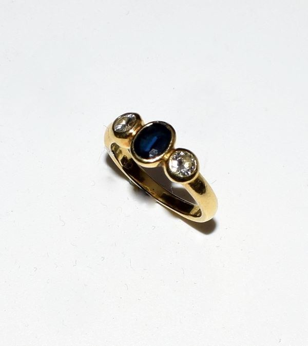 ANELLO IN ORO GIALLO KT 18 , DIAMANTI E ZAFFIRO&nbsp;&nbsp;&nbsp;&nbsp;&nbsp;&nbsp;&nbsp;&nbsp;&nbsp;&nbsp;&nbsp;&nbsp;&nbsp;&nbsp;&nbsp;&nbsp;&nbsp;&nbsp;&nbsp;&nbsp;&nbsp;&nbsp;&nbsp;&nbsp;&nbsp;&nbsp;&nbsp;