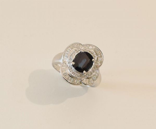 ANELLO IN ORO KT 18, DIAMANTI E ZAFFIRO&nbsp;&nbsp;&nbsp;&nbsp;&nbsp;&nbsp;&nbsp;&nbsp;&nbsp;&nbsp;&nbsp;&nbsp;&nbsp;&nbsp;&nbsp;&nbsp;&nbsp;&nbsp;&nbsp;&nbsp;&nbsp;&nbsp;&nbsp;&nbsp;&nbsp;&nbsp;&nbsp;&nbsp;&nbsp;&nbsp;&nbsp;&nbsp;&nbsp;&nbsp;&nbsp;