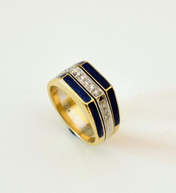 ANELLO IN ORO&nbsp; KT 18 , DIAMANTI E SMALTO&nbsp;&nbsp;&nbsp;&nbsp;&nbsp;&nbsp;&nbsp;&nbsp;&nbsp;&nbsp;&nbsp;&nbsp;&nbsp;&nbsp;&nbsp;&nbsp;&nbsp;&nbsp;&nbsp;&nbsp;&nbsp;&nbsp;&nbsp;&nbsp;&nbsp;&nbsp;&nbsp;&nbsp;&nbsp;&nbsp;&nbsp;&nbsp;&nbsp;&nbsp;