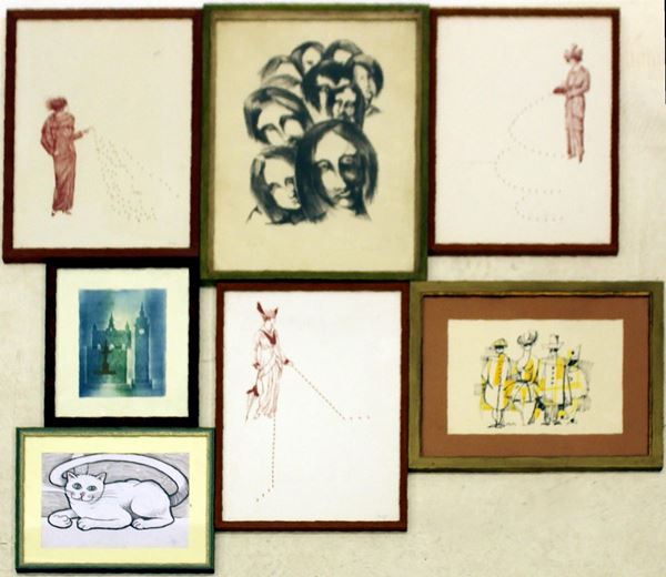 Sette tra litografie e un disegno, sec. XX&nbsp;&nbsp;&nbsp;&nbsp;&nbsp;&nbsp;&nbsp;&nbsp;&nbsp;&nbsp;&nbsp;&nbsp;&nbsp;&nbsp;&nbsp;&nbsp;&nbsp;&nbsp;&nbsp;&nbsp;&nbsp;&nbsp;&nbsp;&nbsp;&nbsp;&nbsp;&nbsp;&nbsp;&nbsp;&nbsp;&nbsp;&nbsp;