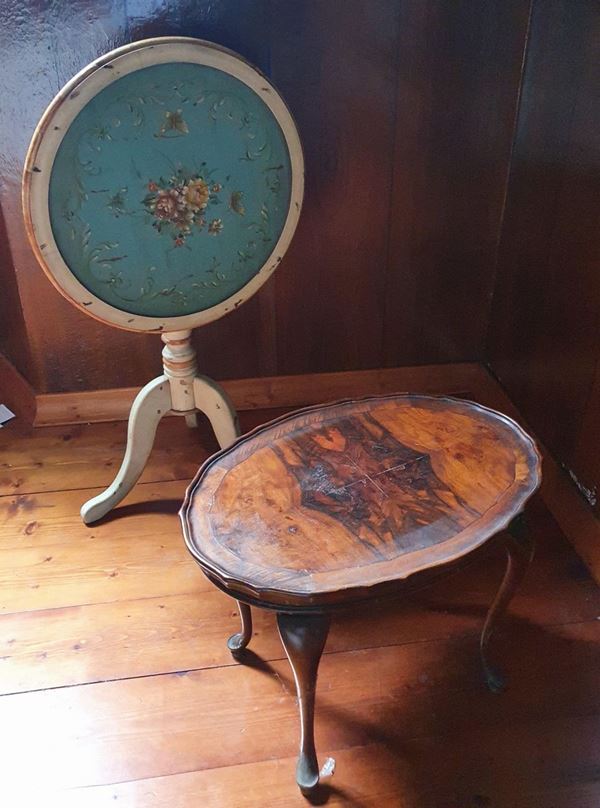 Tavolino a vela , sec. XX                                                   - Asta Opere e Oggetti d'arte antica e Contemporanea, Gioielli - Poggio Bracciolini Casa d'Aste