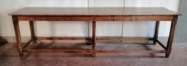 Grande tavolo, inizi sec. XX, da lavoro,                                  