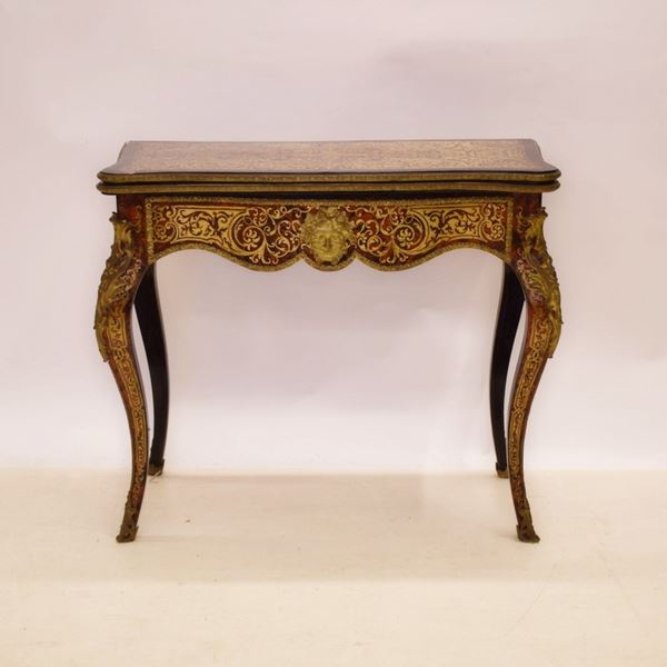 



Tavolo da gioco, in stile Boulle