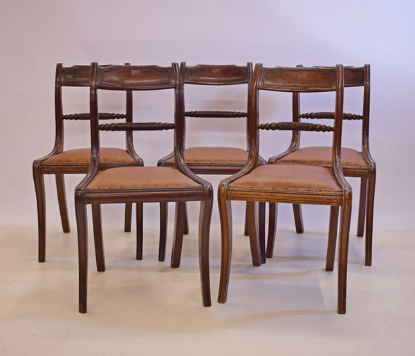



Nove sedie, Inghilterra, sec. XIX