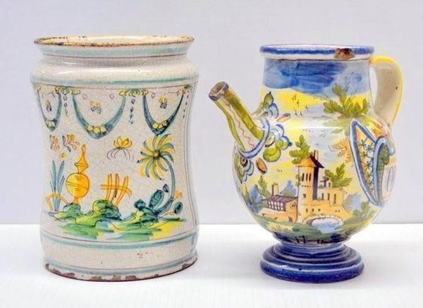 



Albarello, Italia meridionale, inizi sec. XIX   - Asta COLLECTIBLES, Mobili, Arredi e Dipinti dal secolo XVI al XX - Poggio Bracciolini Casa d'Aste
