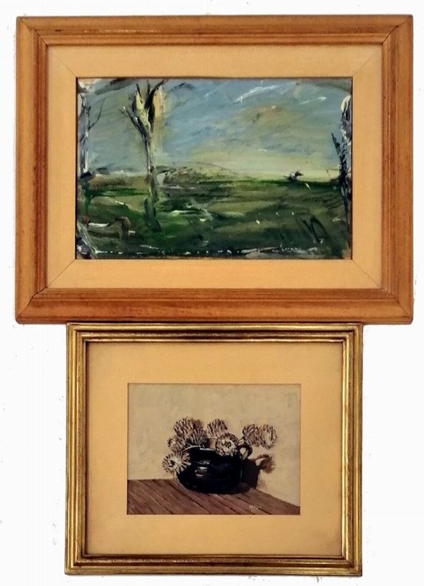 Giuseppe Santomaso : Chiti Batelli  - Asta COLLECTIBLES, Mobili, Arredi e Dipinti dal secolo XVI al XX - Poggio Bracciolini Casa d'Aste