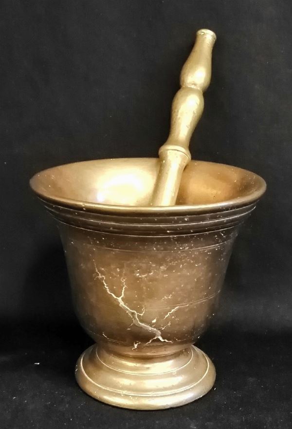 Mortaio, sec. XVIII   - Asta COLLECTIBLES, Mobili, Arredi e Dipinti dal secolo XVI al XX - Poggio Bracciolini Casa d'Aste