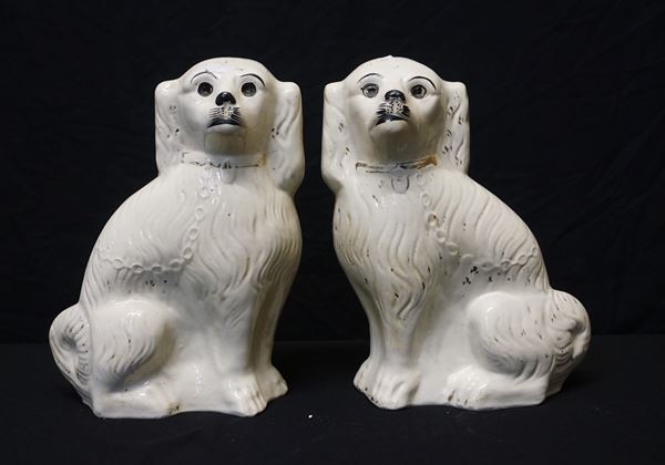 



Coppia di sculture, sec. XX