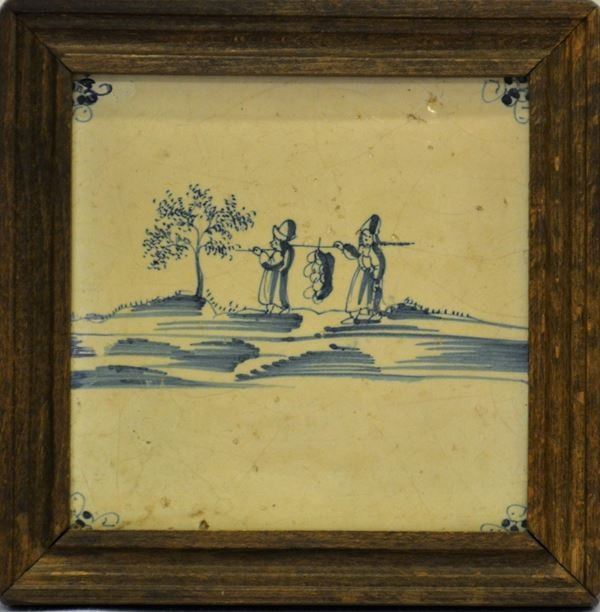 Mattonella, sec. XVIII   - Asta COLLECTIBLES, Mobili, Arredi e Dipinti dal secolo XVI al XX - Poggio Bracciolini Casa d'Aste