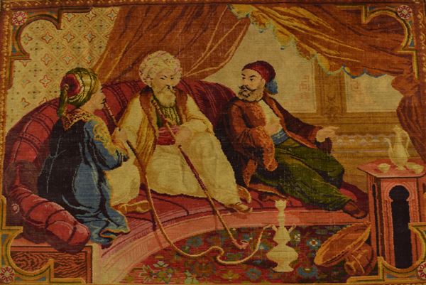 Arazzo, sec. XX  - Asta MOBILI, ARREDI E OGGETTI D'ARTE - Poggio Bracciolini Casa d'Aste
