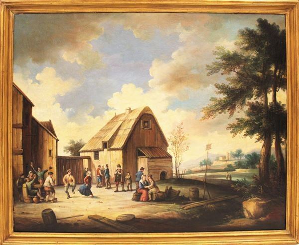 



Scuola fiamminga, in stile 700   - Asta GIOIELLI, ARGENTI, ARREDI, OGGETTI D'ARTE E DIPINTI - Poggio Bracciolini Casa d'Aste