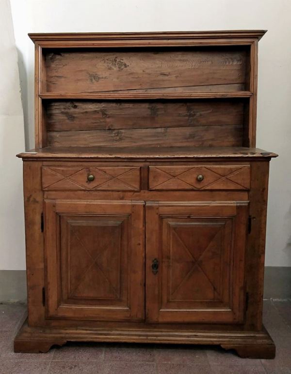 Credenza con alzata, sec. XX