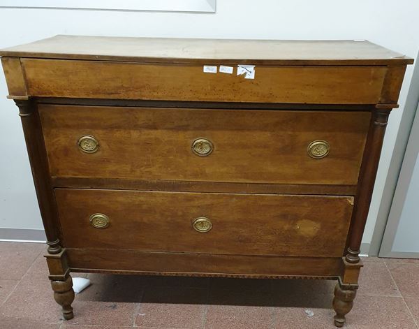 Cassettone Tardo Impero                                                      - Asta Collectibles, Arredi antichi e Contemporanei e Gioielli - Poggio Bracciolini Casa d'Aste