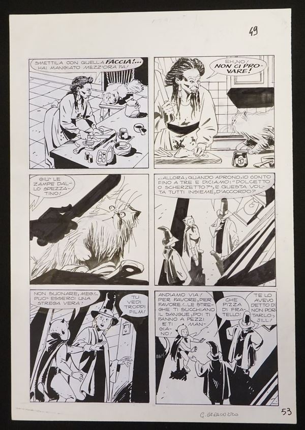 



Giancarlo Caracuzzo  - Asta Tavole Originali, Illustrazioni e Manifesti - Poggio Bracciolini Casa d'Aste