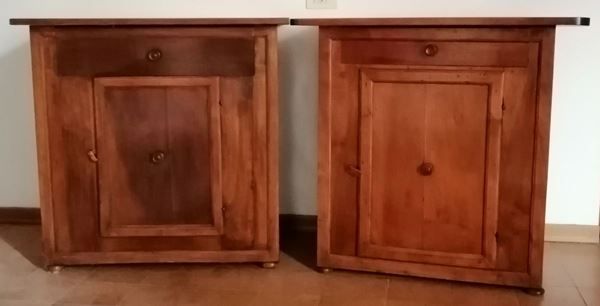 Due credenzini, sec. XIX, 