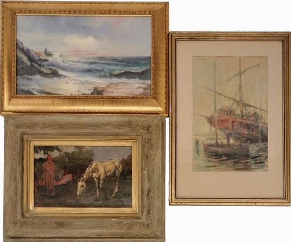 



Scuola italiana, sec. XX  - Asta Collectibles, Arredi antichi e Contemporanei e Gioielli - Poggio Bracciolini Casa d'Aste