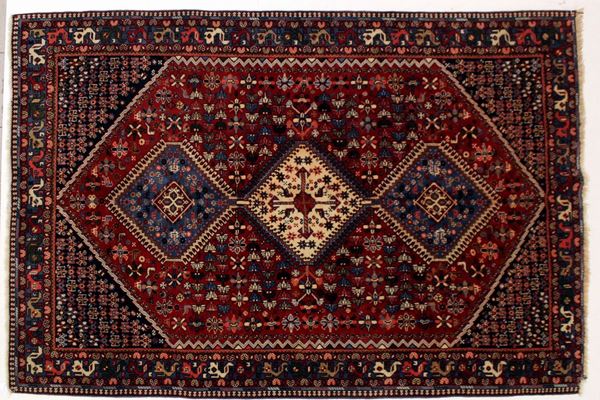 



Tappeto persiano Yalame, sec. XX  - Asta GIOIELLI, ARGENTI, ARREDI, OGGETTI D'ARTE E DIPINTI - Poggio Bracciolini Casa d'Aste