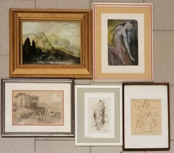 Scuola del sec. XX  - Asta MOBILI E ARREDI - Poggio Bracciolini Casa d'Aste