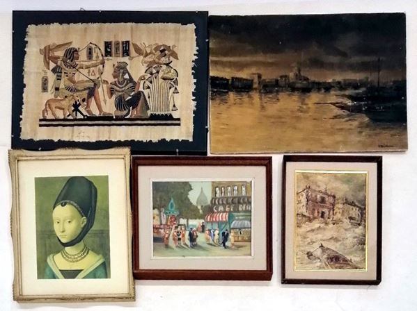 



Scuola del sec. XX  - Asta Gioielli, Arredi d'antiquariato, Dipinti dal XVI al XX Secolo e Argenti - Poggio Bracciolini Casa d'Aste
