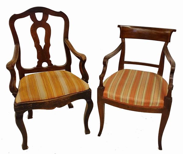 



Due poltroncine, sec. XVIII e XIX