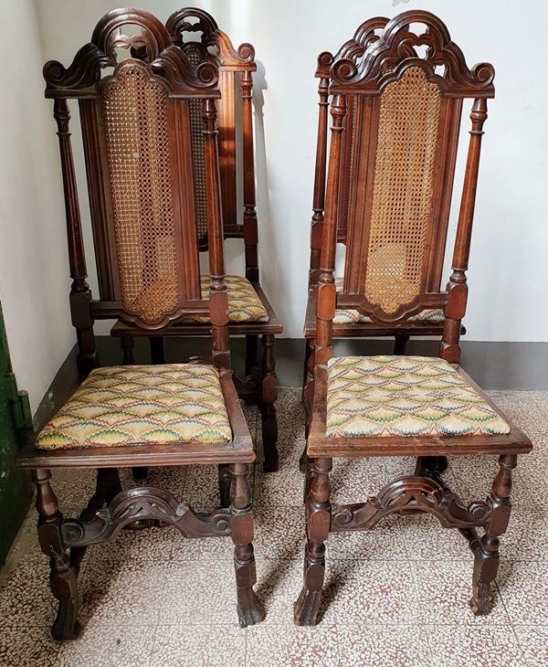 



Quattro sedie, sec. XVIII  - Asta ARREDI DA UNA VILLA FIORENTINA, GIOIELLI, ARGENTI E DIPINTI - Poggio Bracciolini Casa d'Aste