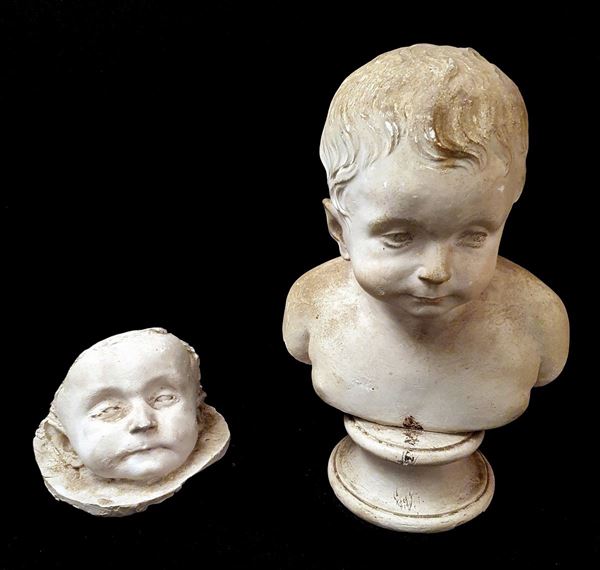 



Bustino e volto, inizio sec. XX  - Asta OPERE E OGGETTI D'ARTE ANTICA E CONTEMPORANEA, GIOIELLI - Poggio Bracciolini Casa d'Aste