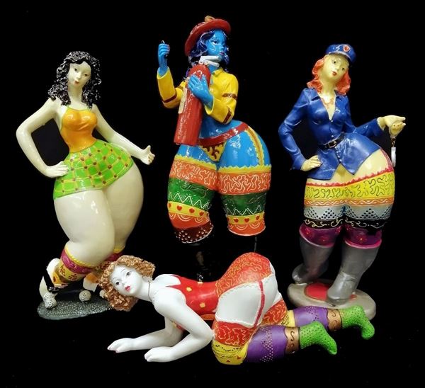 



Quattro sculture, manifattura ADM, 