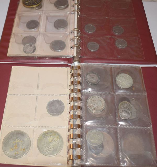 



DUE PICCOLI ALBUM CONTENENTI MONETE E MEDAGLIE