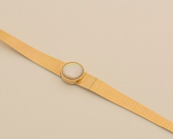 BRACCIALETTO IN ORO  KT 18 E MADREPERLA                                     