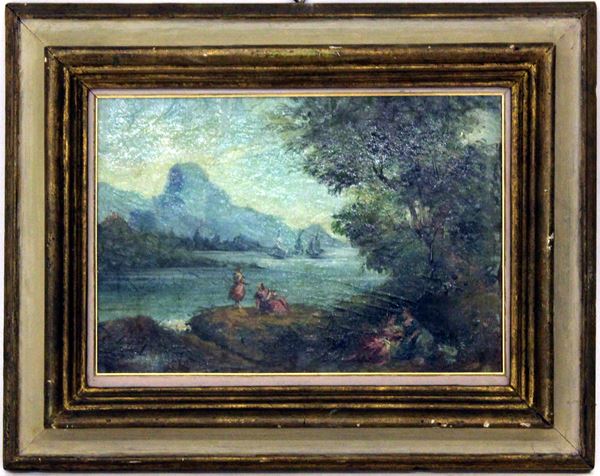 



Scuola italiana, sec. XIX  - Asta Gioielli, Arredi d'antiquariato, Dipinti dal XVI al XX Secolo e Argenti - Poggio Bracciolini Casa d'Aste