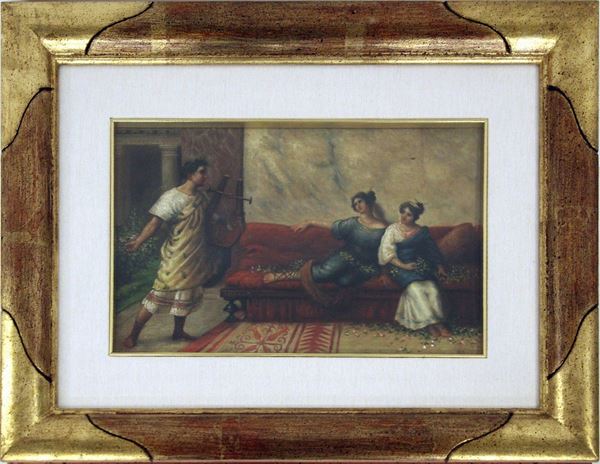 



Scuola italiana, inizi sec. XX  - Asta Gioielli, Arredi d'antiquariato, Dipinti dal XVI al XX Secolo e Argenti - Poggio Bracciolini Casa d'Aste