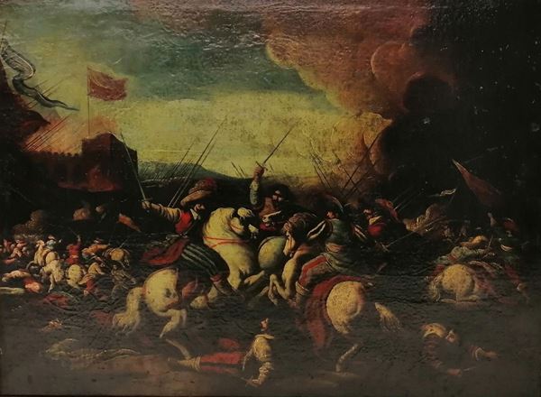 



Scuola italiana, in stile 700  - Asta GIOIELLI, ARGENTI, ARREDI, OGGETTI D'ARTE E DIPINTI - Poggio Bracciolini Casa d'Aste