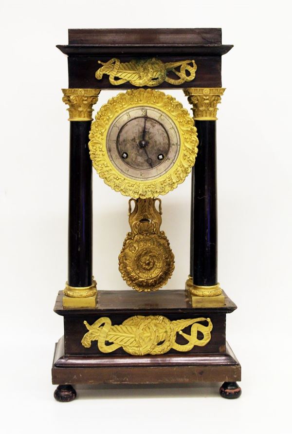 



Orologio a tempietto, inizi sec. XIX