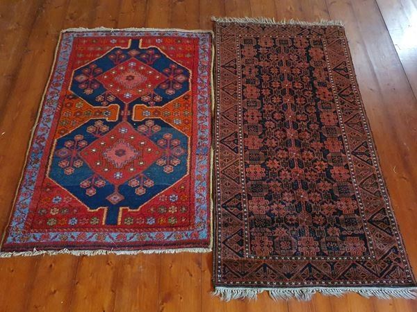 Due tappeti persiani, sec. XX 