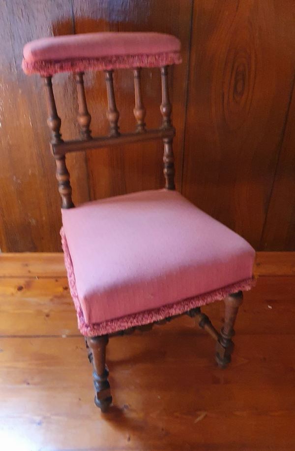 Sedia , inginocchiatoio , sec. XX                                            - Asta Collectibles, Arredi antichi e Contemporanei e Gioielli - Poggio Bracciolini Casa d'Aste