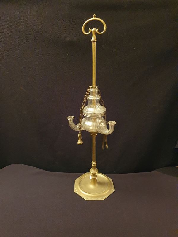 



Lucerna Fiorentina , sec. XIX ,   - Asta Antiquariato e Sculture, Gioielli e Collezionismo - Poggio Bracciolini Casa d'Aste