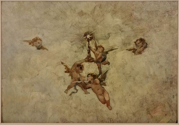 



Scuola del sec. XIX  - Asta Gioielli, Arredi d'antiquariato, Dipinti dal XVI al XX Secolo e Argenti - Poggio Bracciolini Casa d'Aste