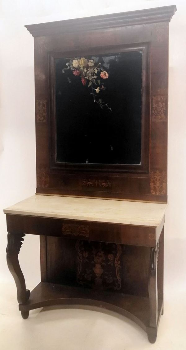 



Consolle con specchiera, sec. XIX 
