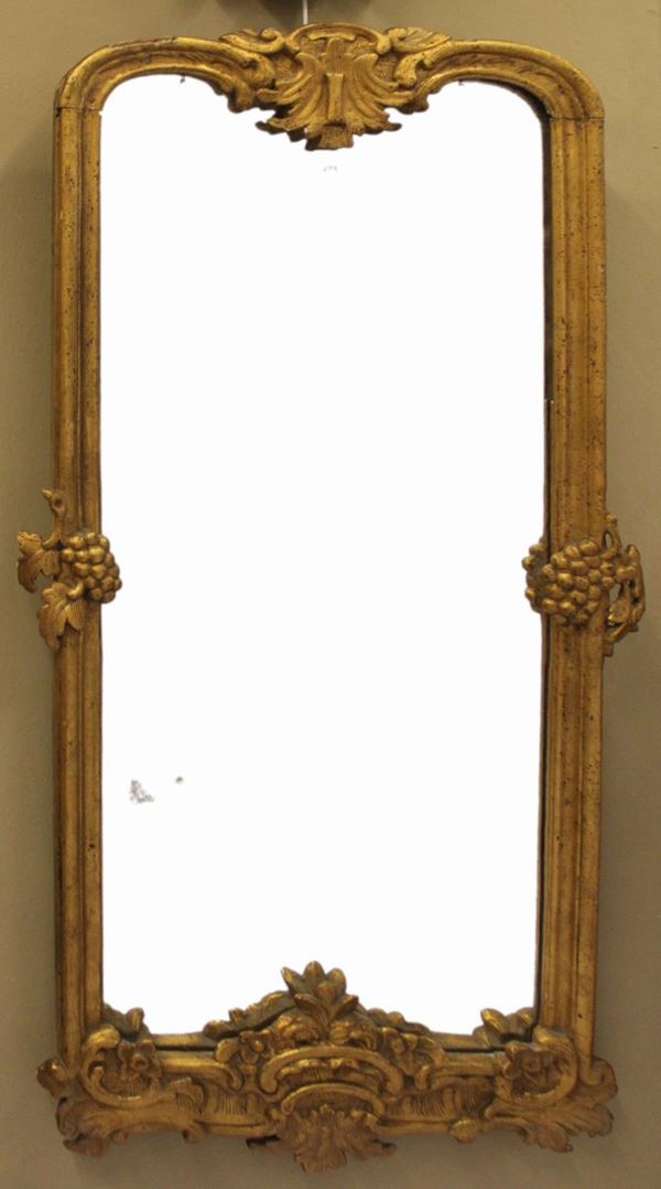 



Grande cornice con specchiera, fine sec. XIX