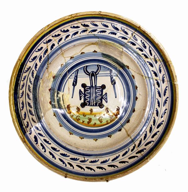 



Piatto, Faenza, sec. XVI