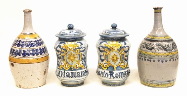 



Coppia di albarelli, Savona, in stile 600