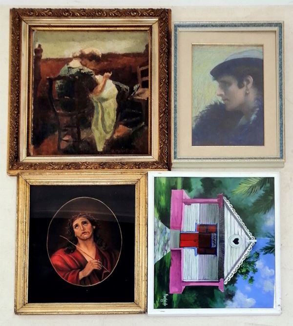 



Scuola del sec. XX  - Asta ARREDI DA UNA VILLA FIORENTINA, GIOIELLI, ARGENTI E DIPINTI - Poggio Bracciolini Casa d'Aste