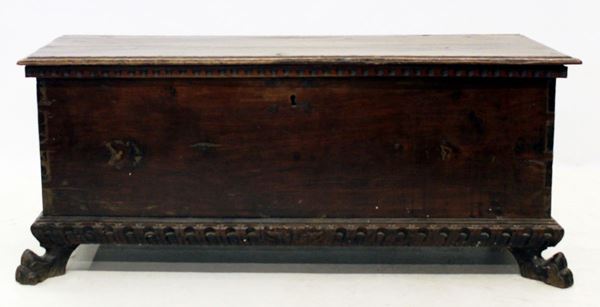 



Cassapanca, sec. XIX,  - Asta Gioielli, Arredi d'antiquariato, Dipinti dal XVI al XX Secolo e Argenti - Poggio Bracciolini Casa d'Aste
